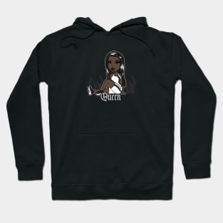 Queen Doll girl Black-Out v3.1 Hoodie